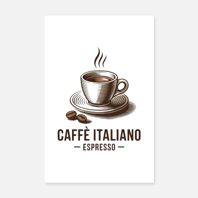 Caffè Italiano – Espresso Poster 20x30 cm