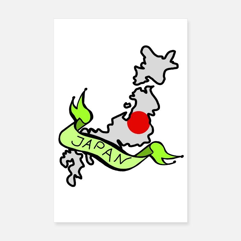 japan Poster 20x30 cm
