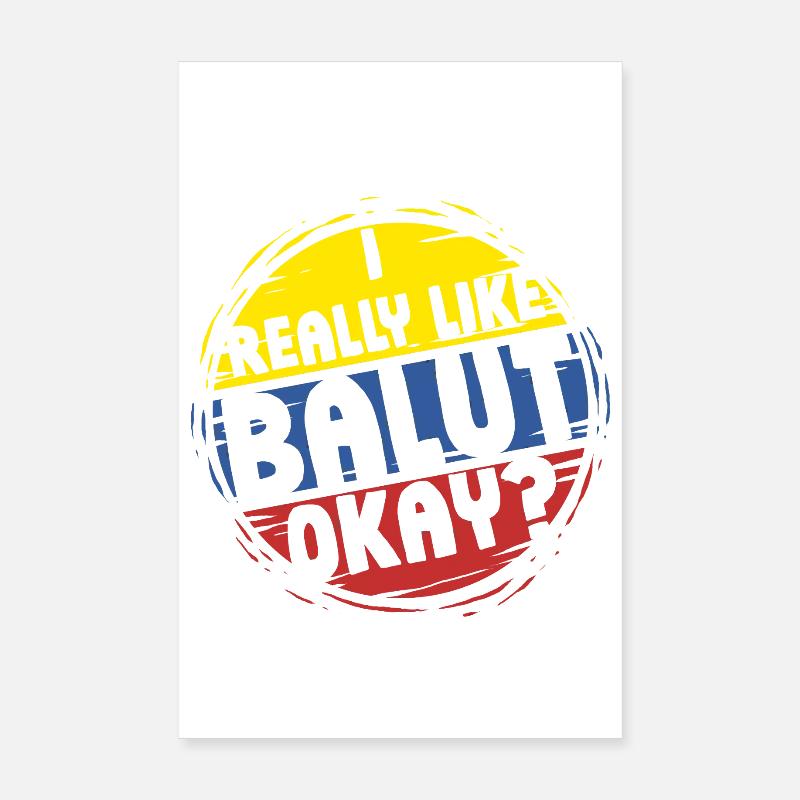 J’aime vraiment Balut Philippines Poster 20 x 30 cm