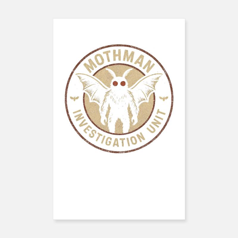Mottenmann-Ermittlungseinheit Lustiger Kryptiden-M Poster 20x30 cm