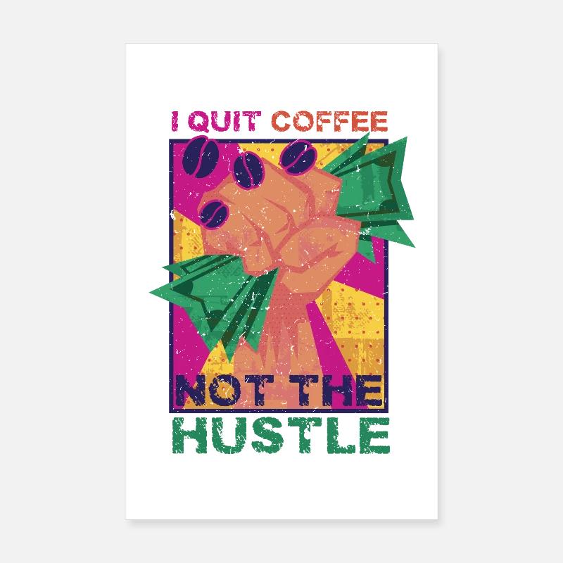 Sevrage du café décaféiné ex-buveur de café Poster 20 x 30 cm