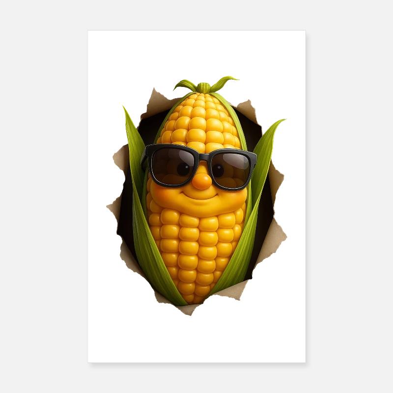 Corn Poster 8" x 12" (20x30 cm)