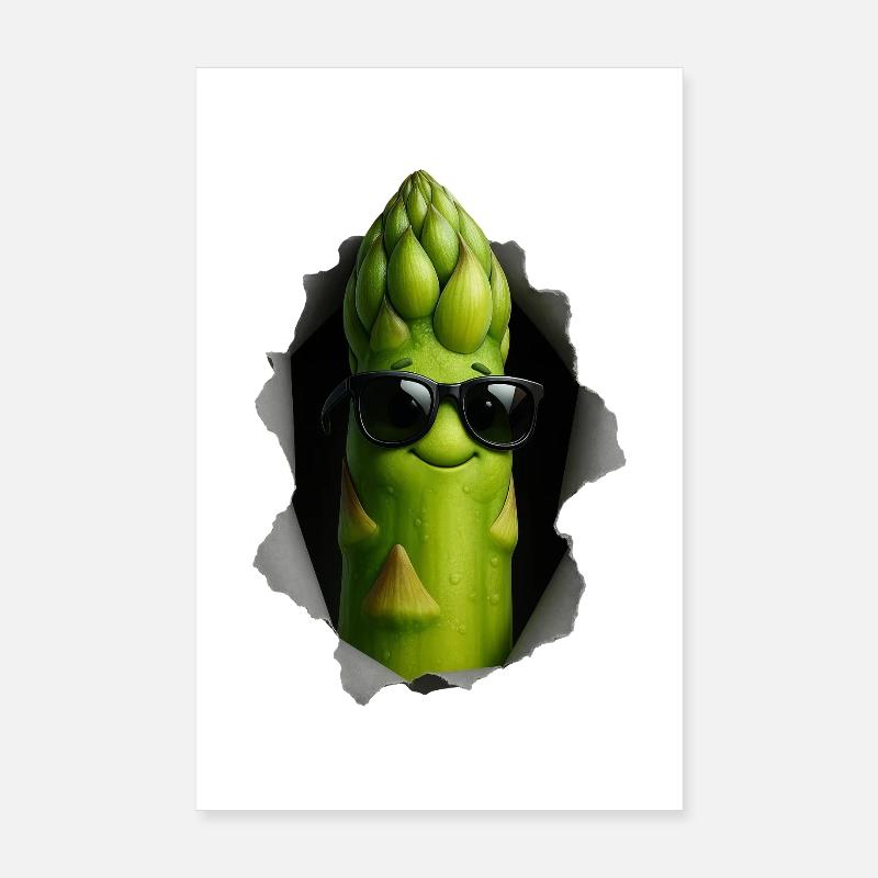 asperge Poster 20 x 30 cm