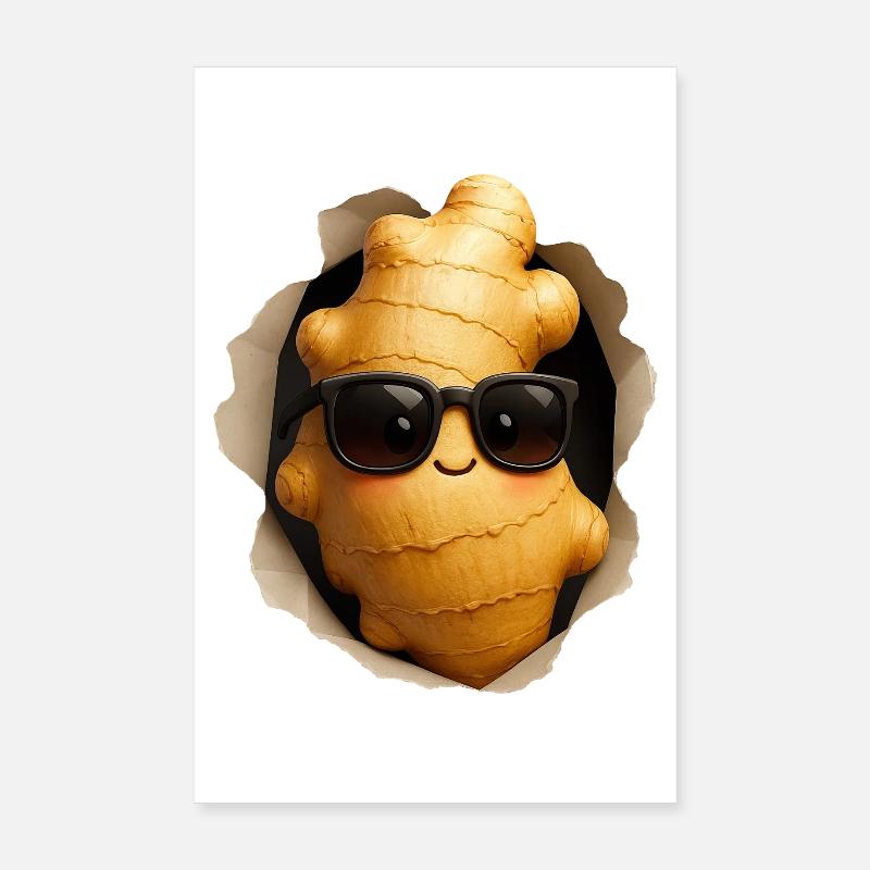 gingembre Poster 20 x 30 cm