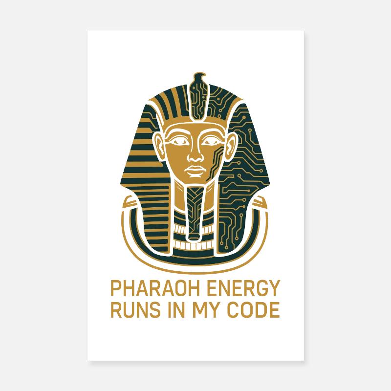 Pharaoh Archaeology in Ancient Egypt Poster 8" x 12" (20x30 cm)