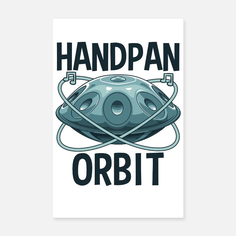 Orbite Handpan Poster 20 x 30 cm