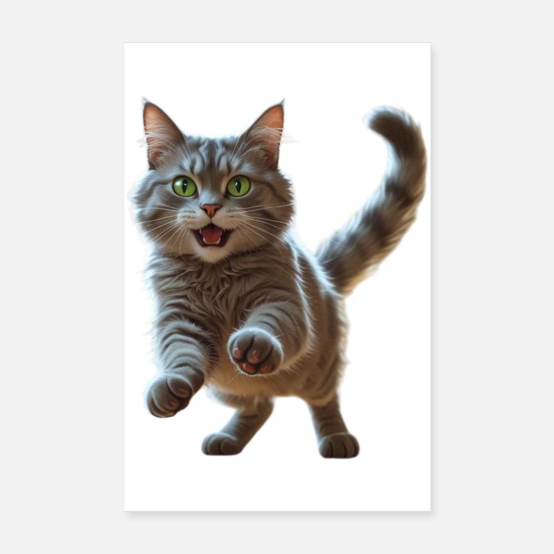 feline Poster 8" x 12" (20x30 cm)