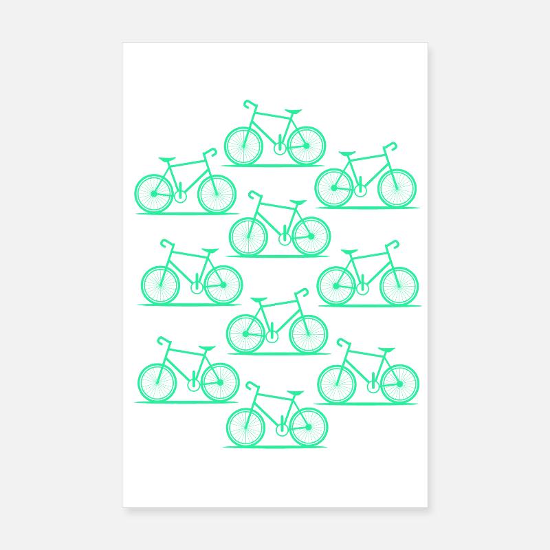 Bicycle Poster 8" x 12" (20x30 cm)