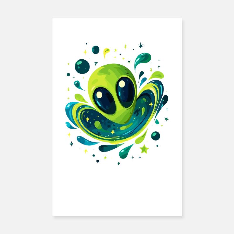 Vortex Alien Galactique Poster 20 x 30 cm