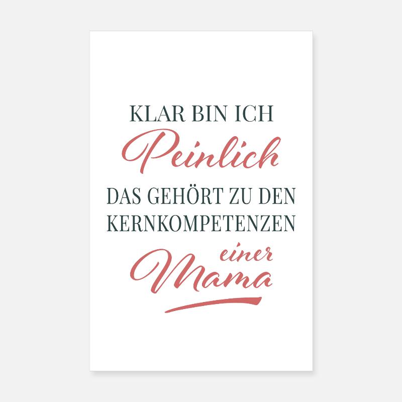 Compétence principale : embarrasser maman Poster 20 x 30 cm