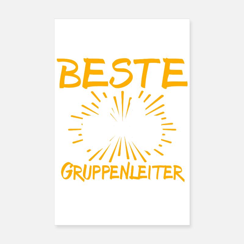 Group Leader Gift Idea Poster 8" x 12" (20x30 cm)