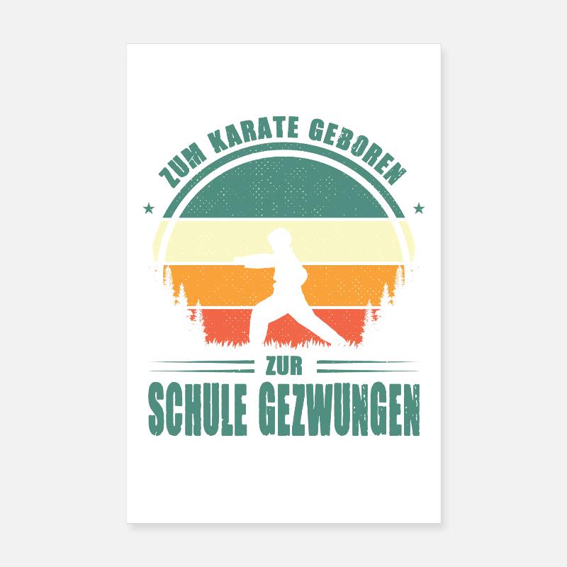 Karate Training Gifts Karate Training Poster 8" x 12" (20x30 cm)