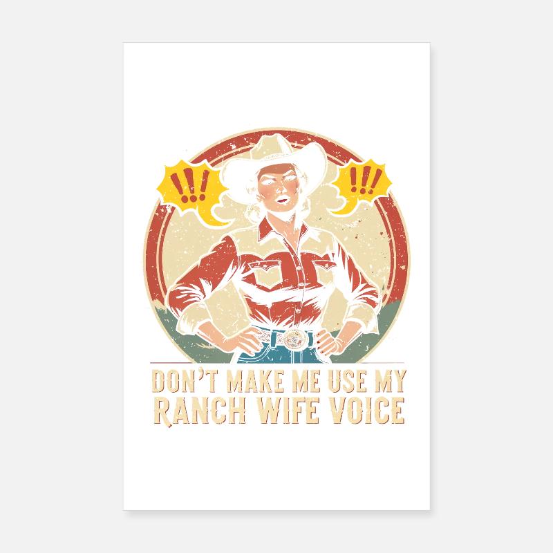 Ehefrau eines Bauern Mutter Poster 20x30 cm