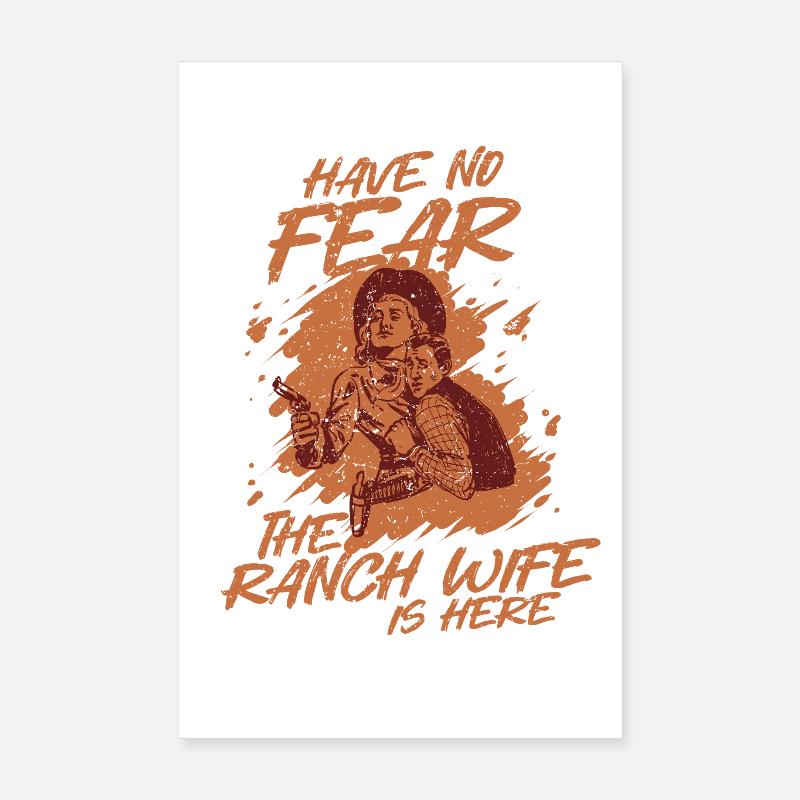 Épouse d’une mère fermière Poster 20 x 30 cm