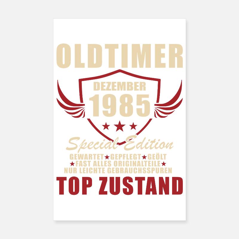 Oldtimer December 1985 Special Edition Poster 8" x 12" (20x30 cm)