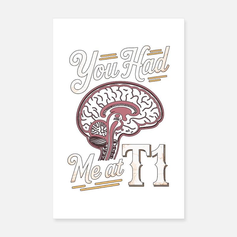 MRI Tech You Had Me At Radiologic Technologist Poster 8" x 12" (20x30 cm)