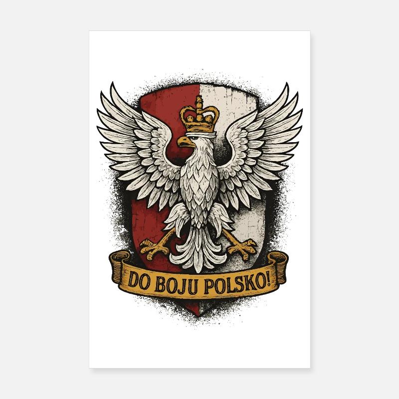 Kampf um das polnische Adleremblem Poster 20x30 cm