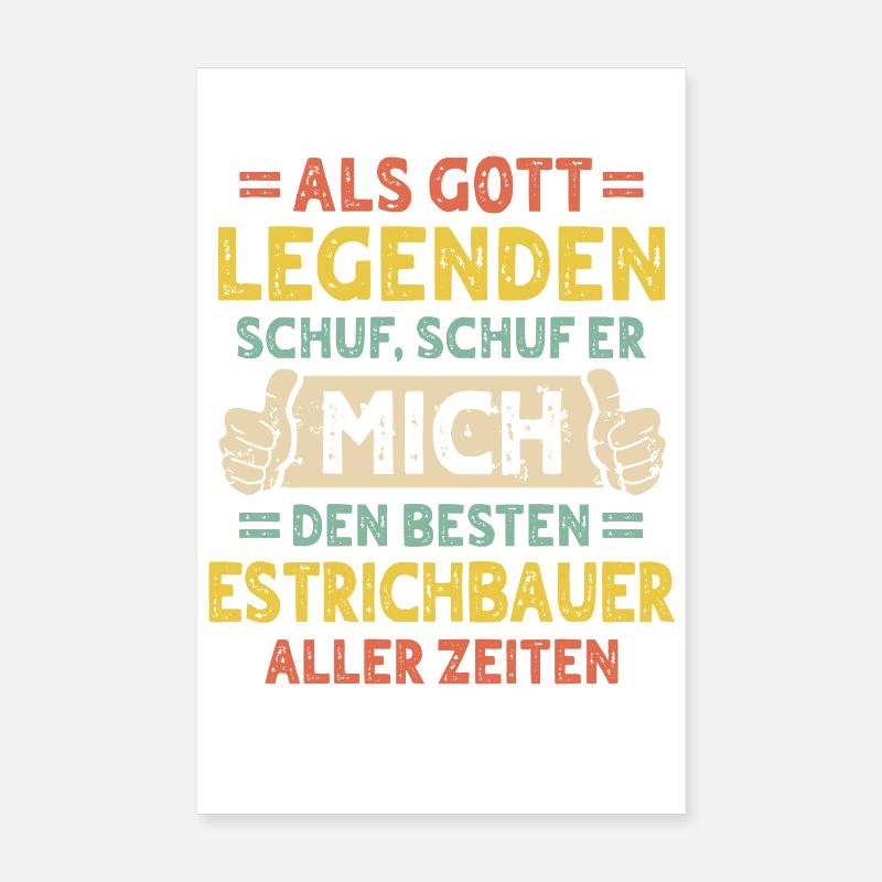 Screed builder Poster 8" x 12" (20x30 cm)