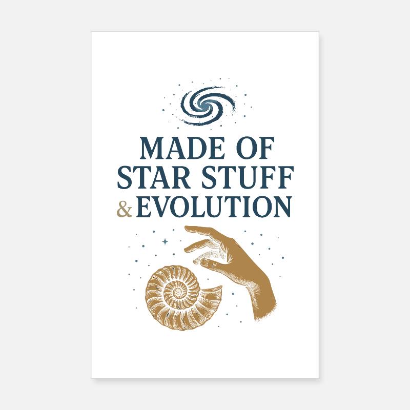 Charles Darwin Don Natural Poster 20 x 30 cm