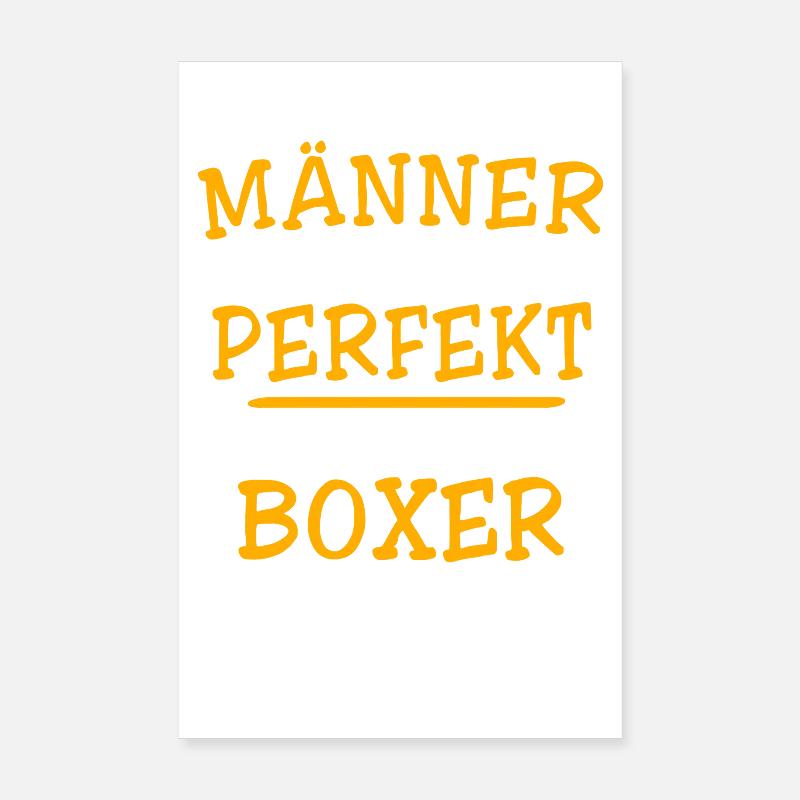 Boxer Boxing Poster 8" x 12" (20x30 cm)