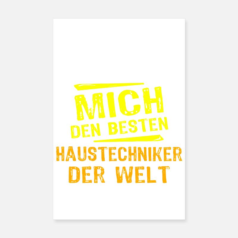 Don de technicien en maison Poster 20 x 30 cm