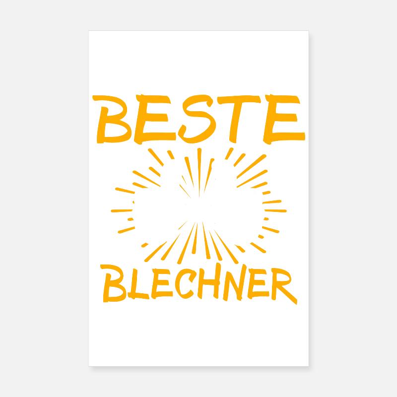 Idée de cadeau Blechner Poster 20 x 30 cm