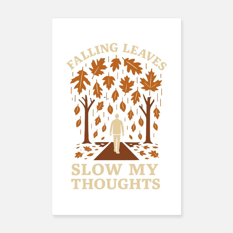 Remise à zéro mentale, Forest Walk Overthinker Poster 20 x 30 cm