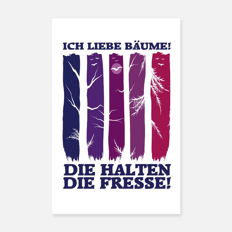 Forest Nature Tree Nature Lover Forest Bathing Gift Poster 8" x 12" (20x30 cm)