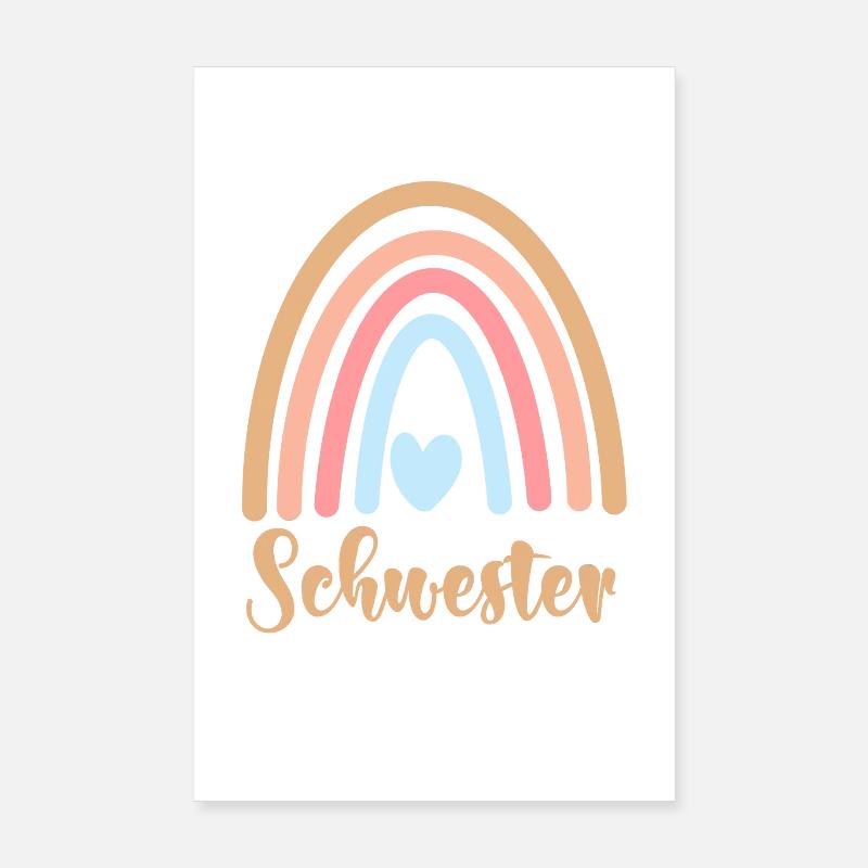 Schwester Poster 20x30 cm