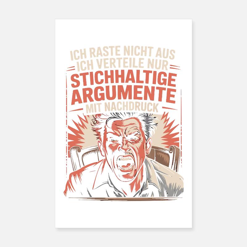 Convincing arguments emphatically Poster 8" x 12" (20x30 cm)