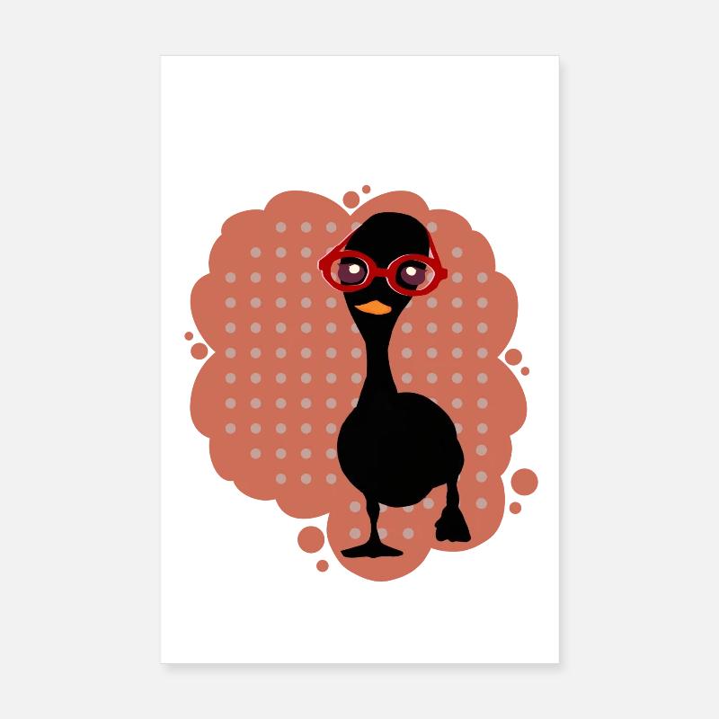 Duck Poster 8" x 12" (20x30 cm)