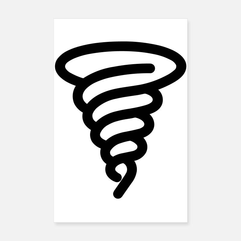 tornado Poster 8" x 12" (20x30 cm)