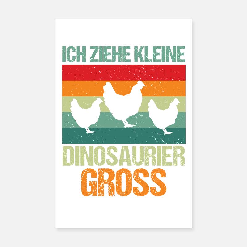 poulets poulets éleveurs de poulets éleveurs poulets d’élevage Poster 20 x 30 cm