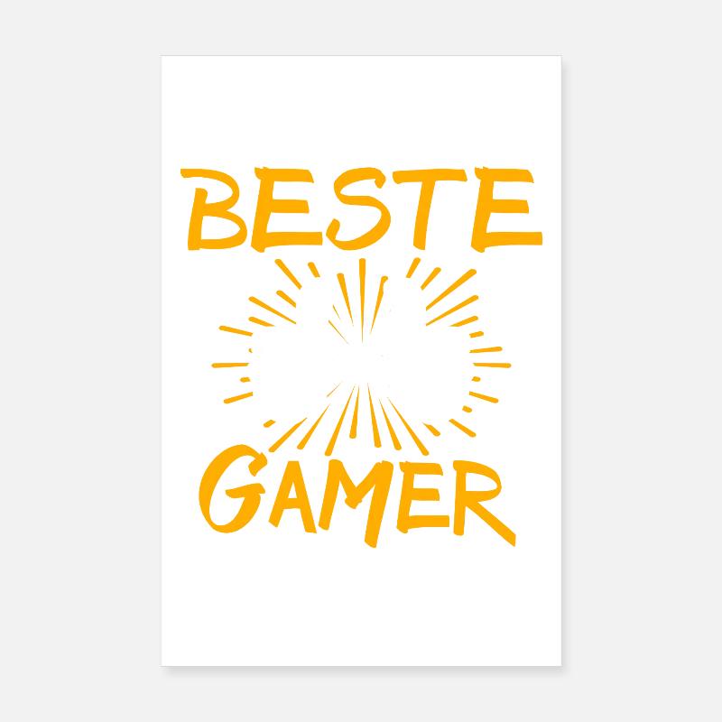 Gamer Gift Idea Poster 8" x 12" (20x30 cm)
