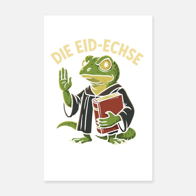 The Eid lizard as a funny judicial gag Poster 8" x 12" (20x30 cm)
