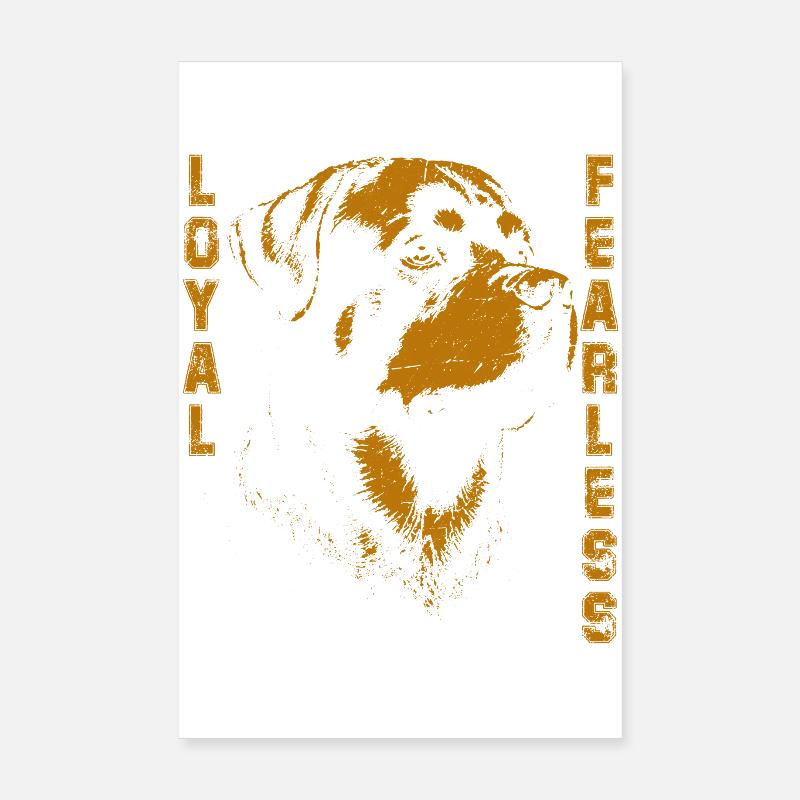 Rottweiler-stilvolles Design Poster 20x30 cm