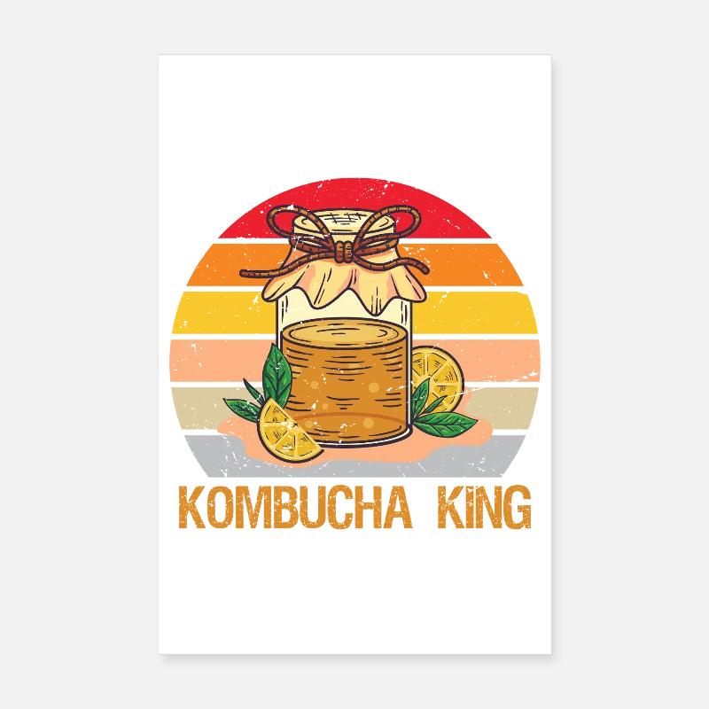 Roi du kombucha Poster 20 x 30 cm