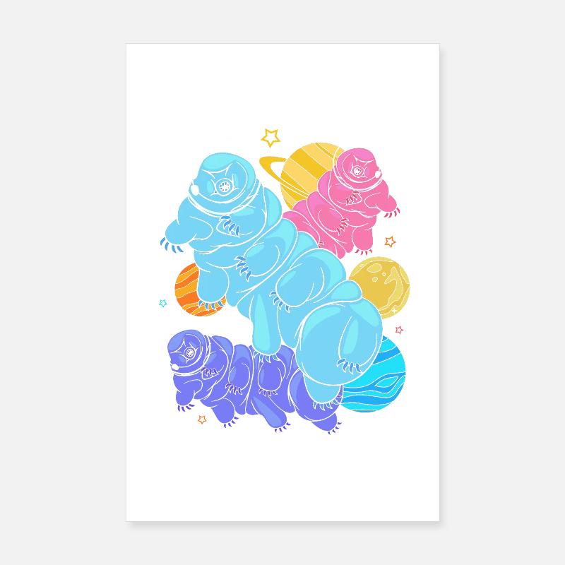 Tardigrade Poster 20x30 cm