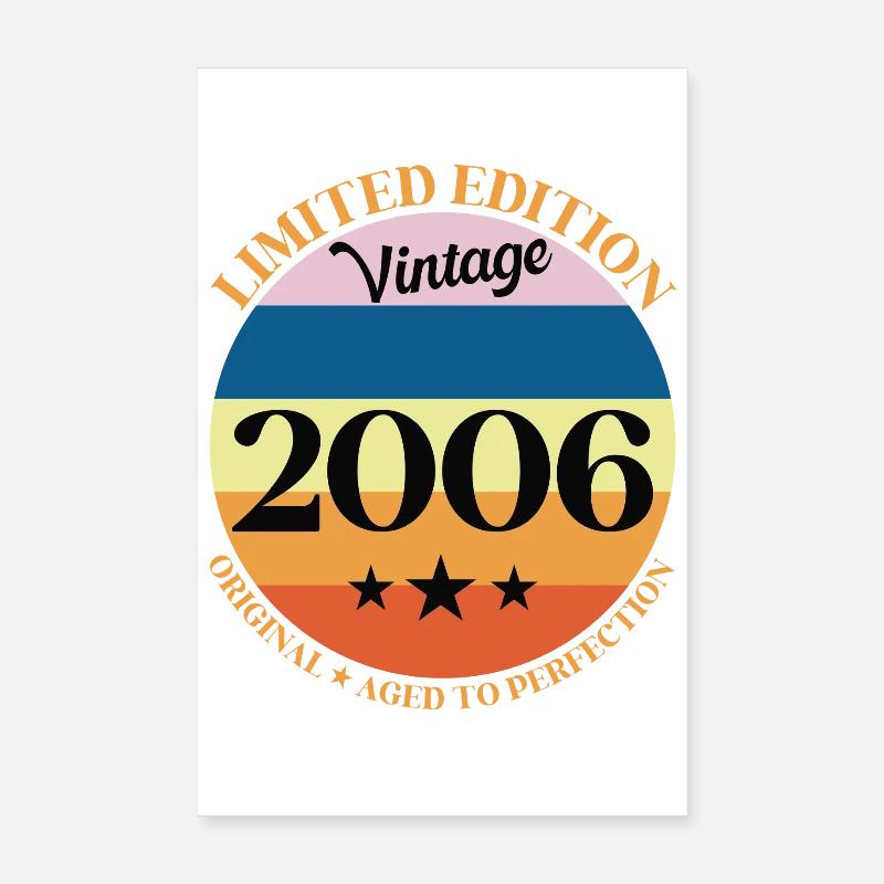 Geburtstagsgeschenk 2006 Poster 20x30 cm