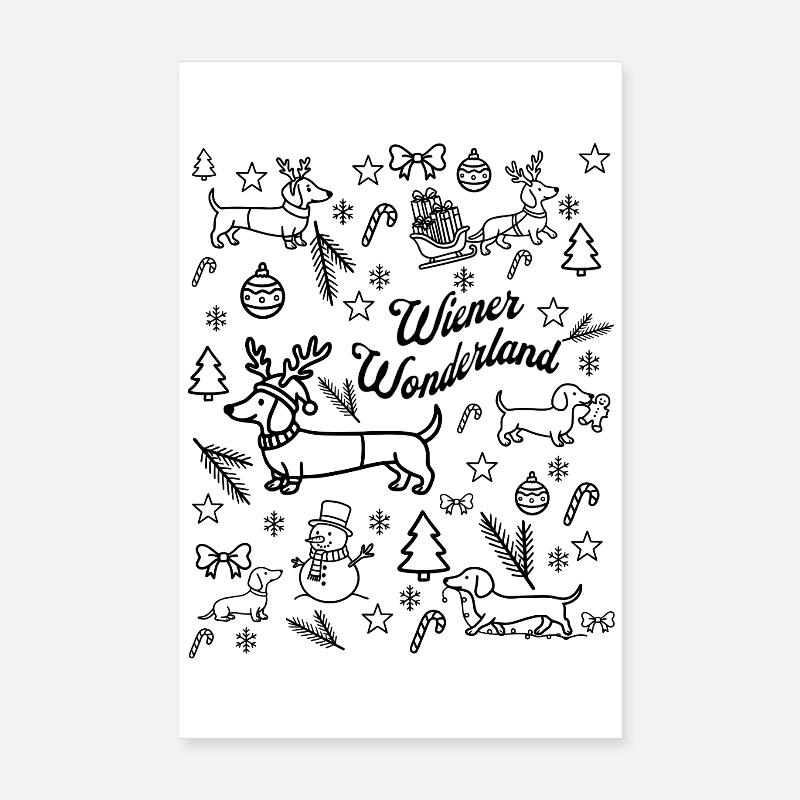 Wiener Wonderland Script Poster 20x30 cm