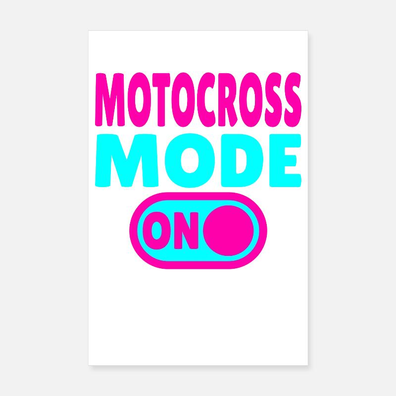 Motocross Mode ON – Dirt & Adrenalin Poster 20x30 cm