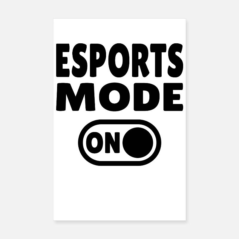 Mode esport ACTIVÉ – Gaming Poster 20 x 30 cm