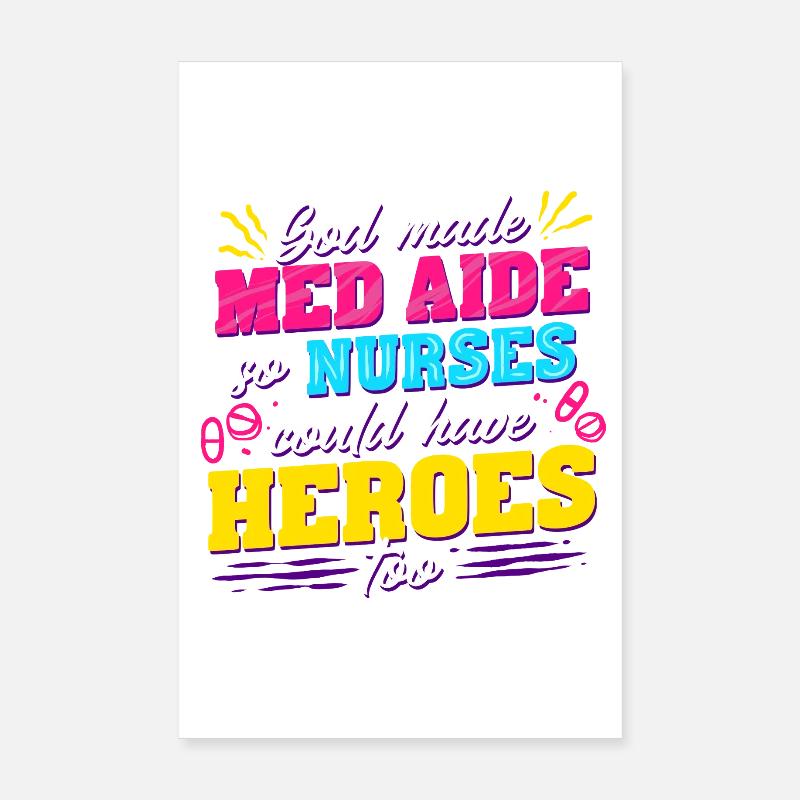 MFA d’assistant médical Poster 20 x 30 cm