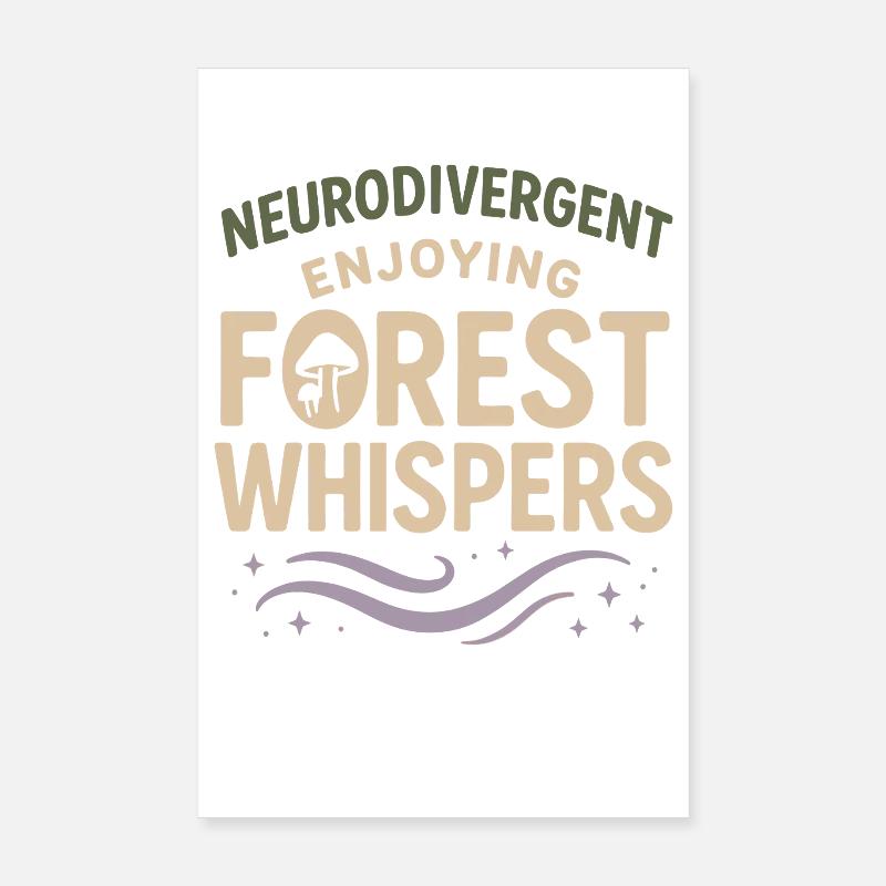 Neurodivergenter Introvertierter Poster 20x30 cm