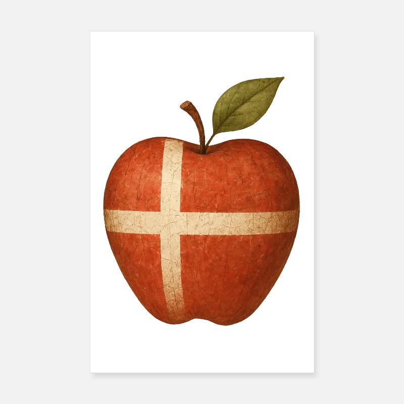 Denmark Poster 8" x 12" (20x30 cm)