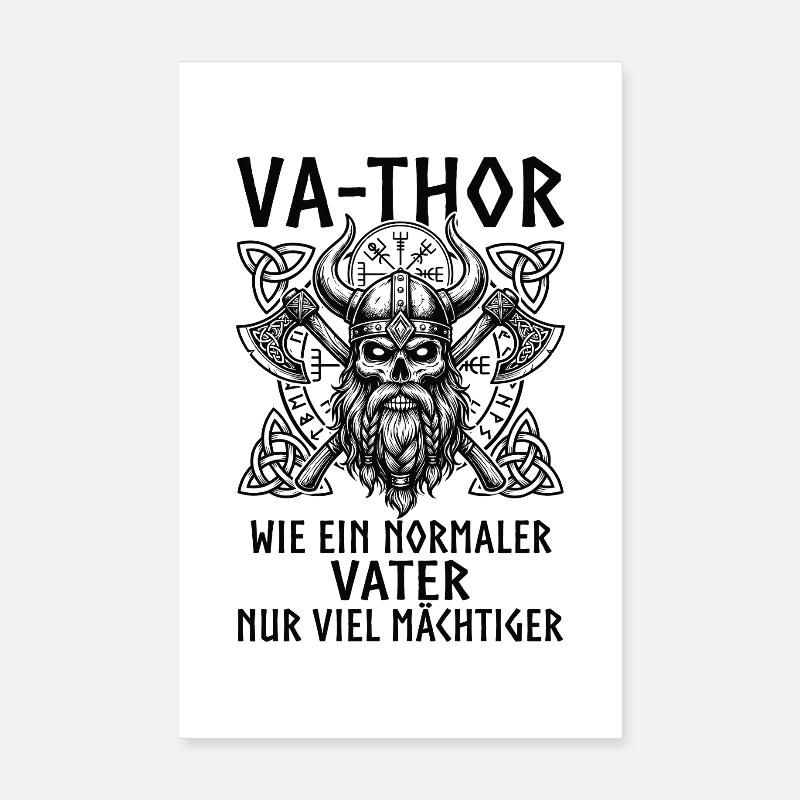VA-THOR – Wie ein Papa, nur mächtiger Poster 20x30 cm