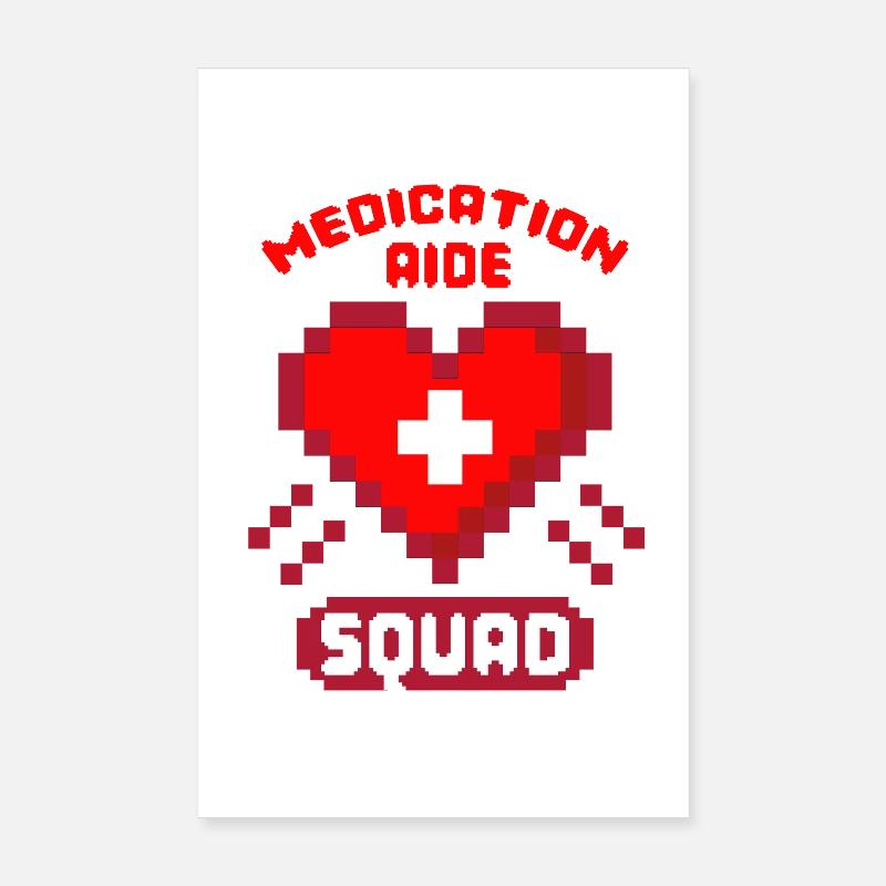 Équipe MFA d’assistants médicaux Poster 20 x 30 cm