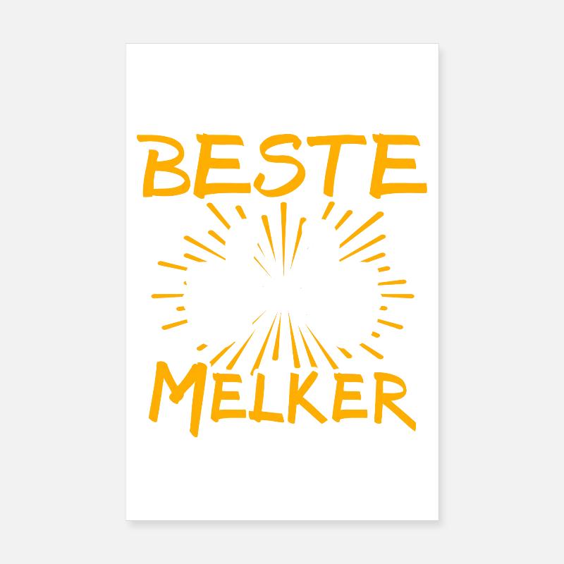 Idée de cadeau Melker Poster 20 x 30 cm