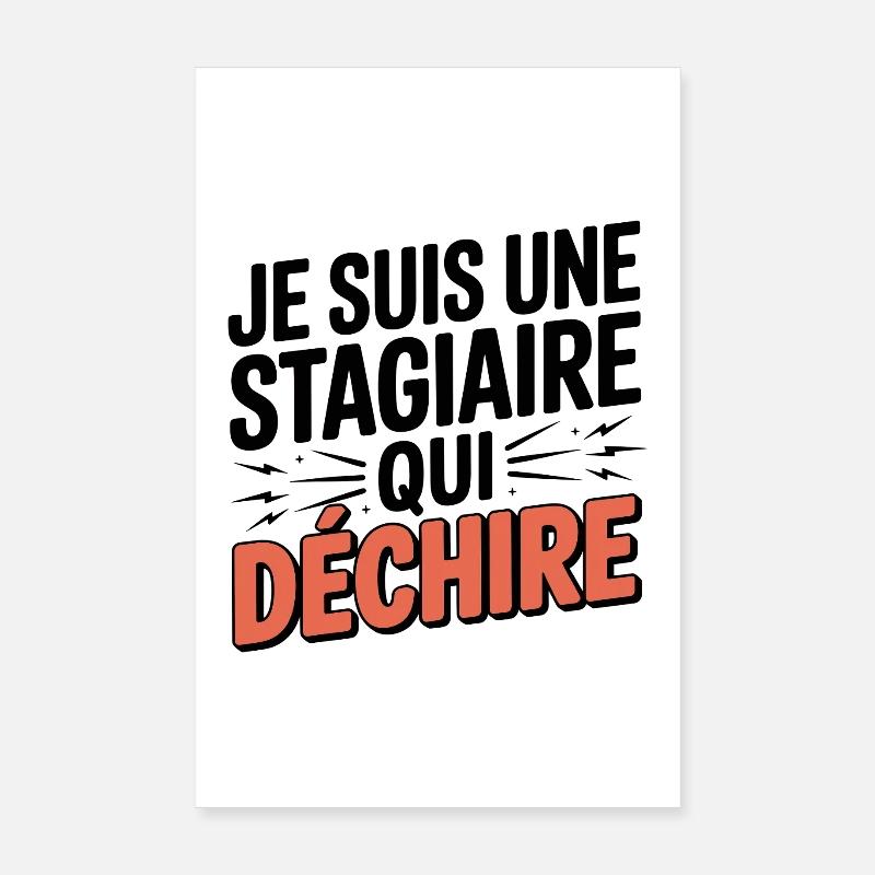 Killer Intern - Humorous Design Poster 8" x 12" (20x30 cm)