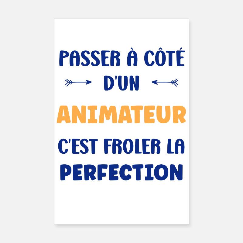 Passer À Côté D’un Animateur Poster 20 x 30 cm